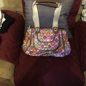 Lily Bloom multi colored shoulder bag